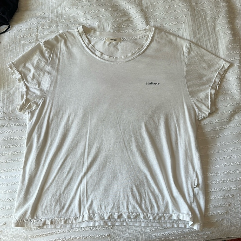 Madhappy white tee